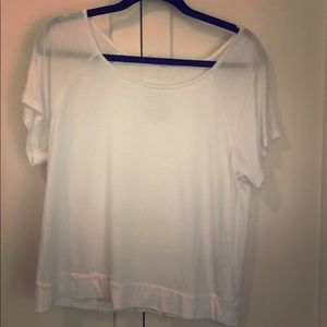 Banded white t shirt never worn